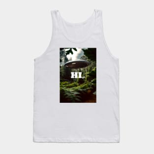 UFO Says HI Tank Top